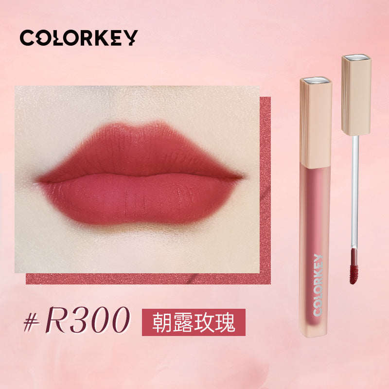 Colorkey Matte Liquid Lipgloss Non-Stick Lipcream Velvet 1.8g 珂拉琪水雾唇镜面唇釉