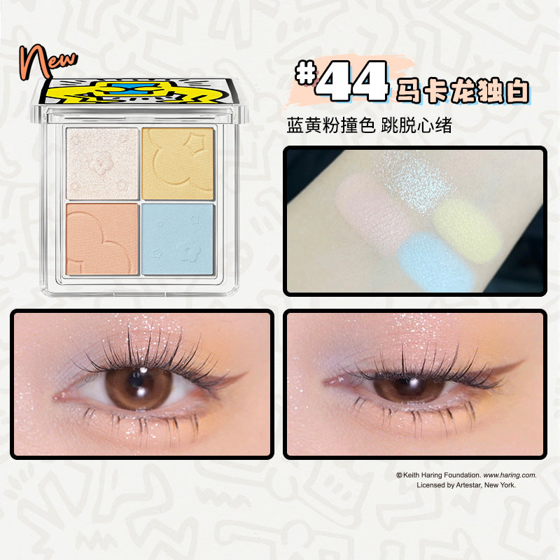 Judydoll Soft Cloud 4 Colors Eyeshadow Palette Collabs with KH 橘朵云柔朵朵四色眼影盘KH联名 5g