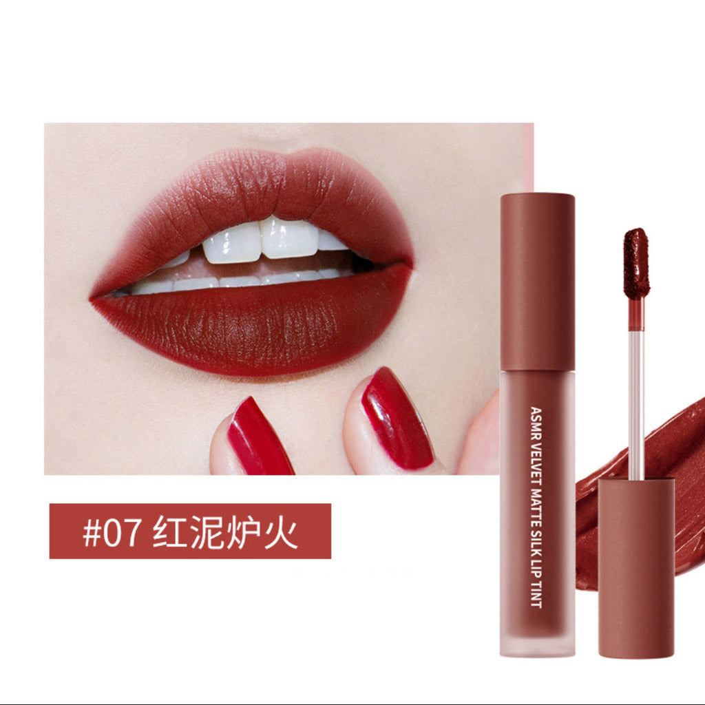 KATO Velvet Silk Lip Tint Lip Lacquer红泥炉火哑光雾面丝绒唇釉