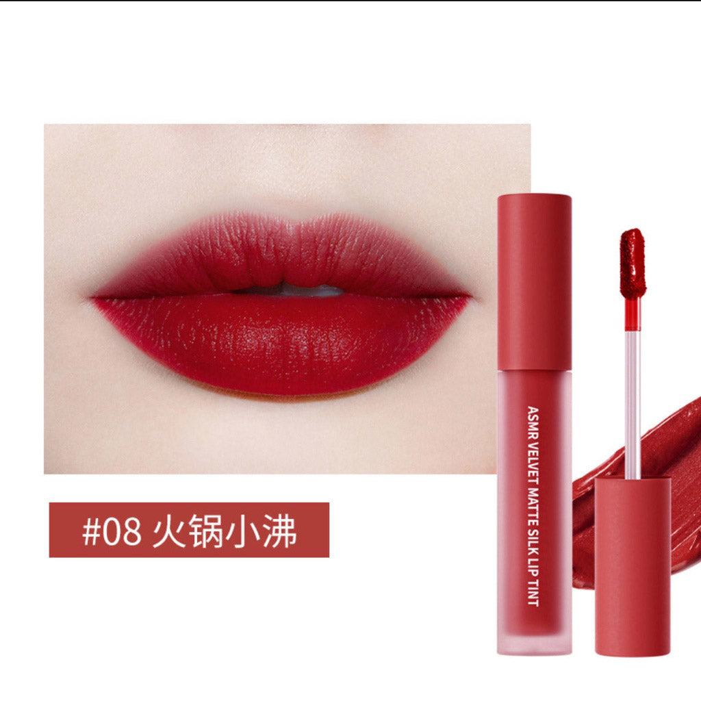 KATO Velvet Silk Lip Tint Lip Lacquer红泥炉火哑光雾面丝绒唇釉