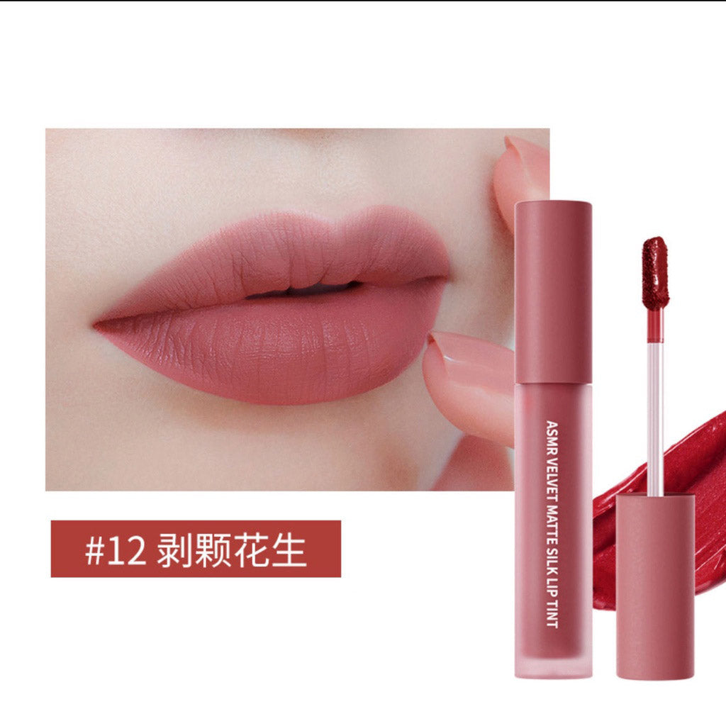 KATO Velvet Silk Lip Tint Lip Lacquer红泥炉火哑光雾面丝绒唇釉