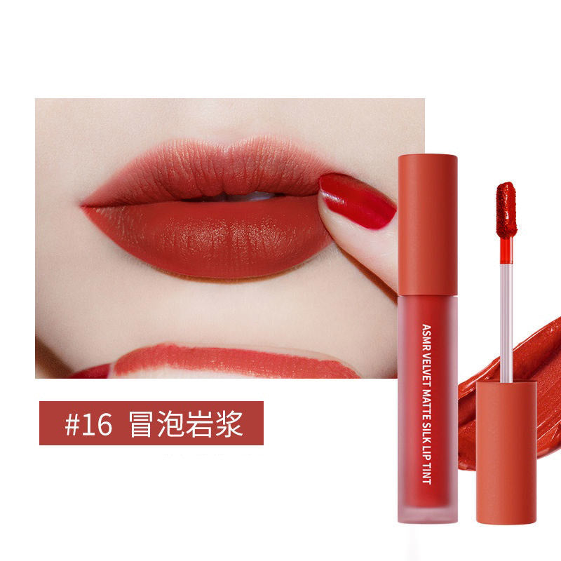 KATO Velvet Silk Lip Tint Lip Lacquer红泥炉火哑光雾面丝绒唇釉