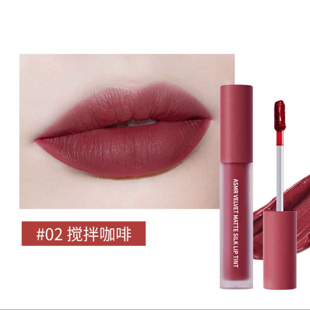 KATO Velvet Silk Lip Tint Lip Lacquer红泥炉火哑光雾面丝绒唇釉