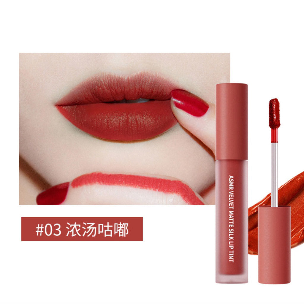 KATO Velvet Silk Lip Tint Lip Lacquer红泥炉火哑光雾面丝绒唇釉